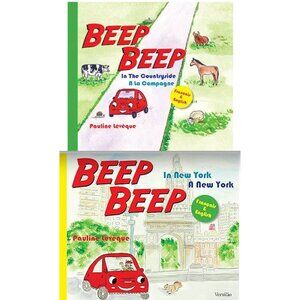 Beep Beep Childrens Books Francais/English Set - Set of 2